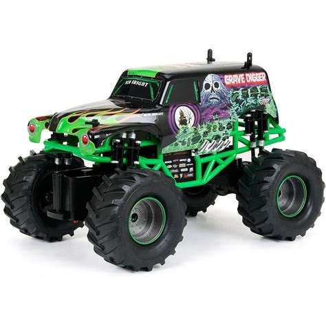 mini grave digger monster jam|monster jam grave digger walmart.